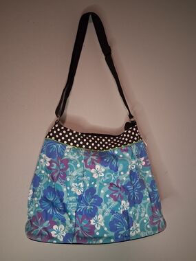 Suzy Toronto Midwest Girl Tote Bag Floral Shoulder Purse Large 18" Wide
